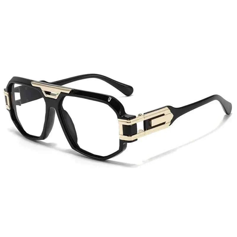 Trend Large Frame Pilot Anti Blue Light Reading Glasses Men Women Double Bridge Prescription Glasses Computer Glasses New - Maliame Store