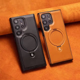 Leather MagSafe Case for Galaxy S26