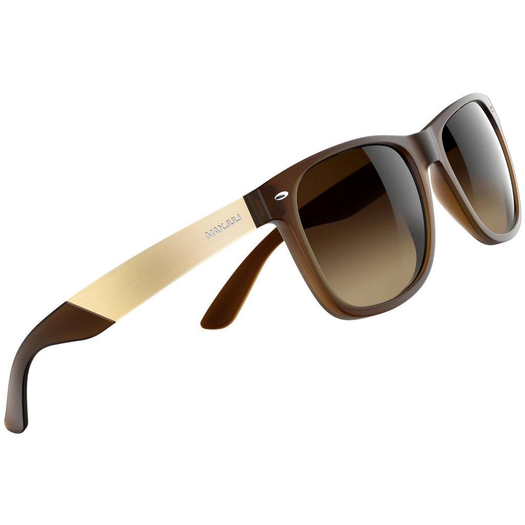 JULI Polarized Sunglasses for Big Heads Men Women UV 400 Protection Sun Glasses 8809pro - Maliame Store