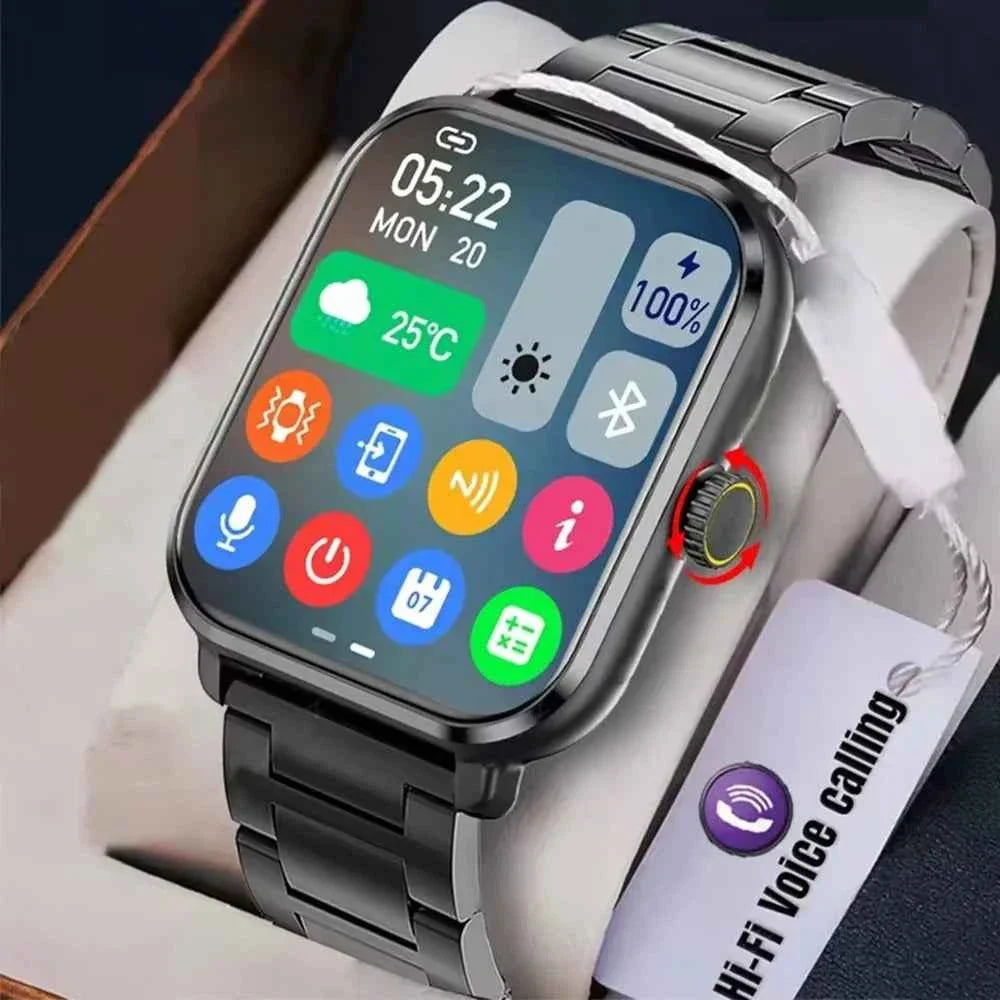Smart Watch For Android IOS Watches 1.83inch HD Display Bluetooth Call Message Alert Music Sports Mode Smartwatch Men Women Gift - Maliame Store