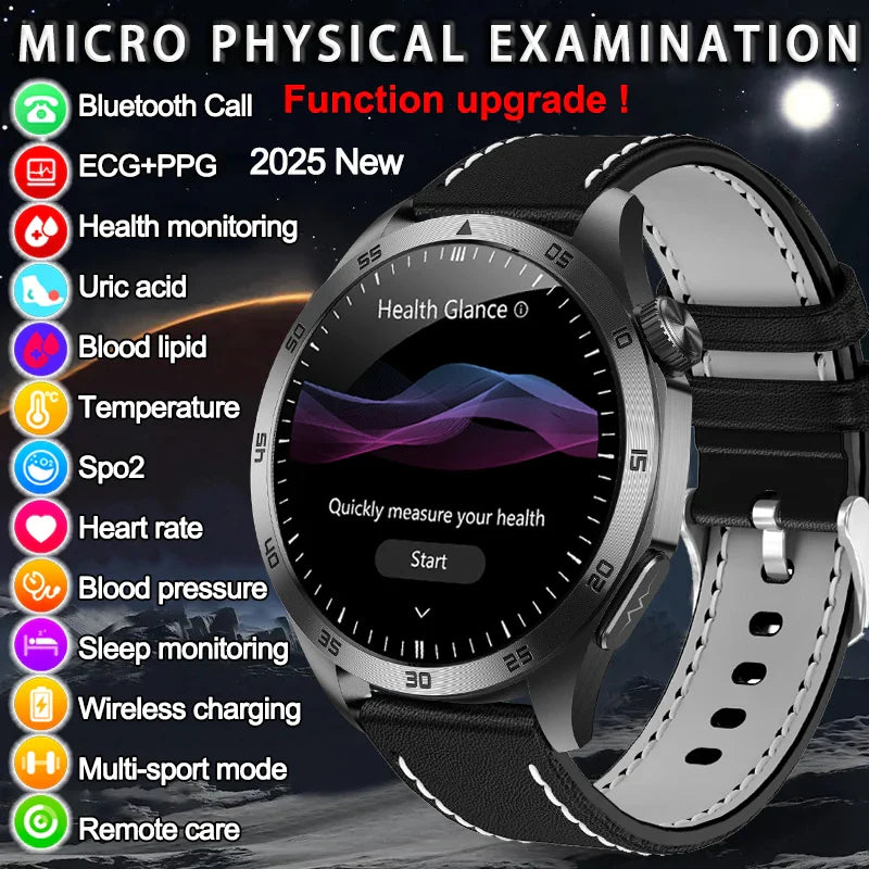 2026 Smartwatch Blood Pressure Monitor for Health Tracking and Fitness