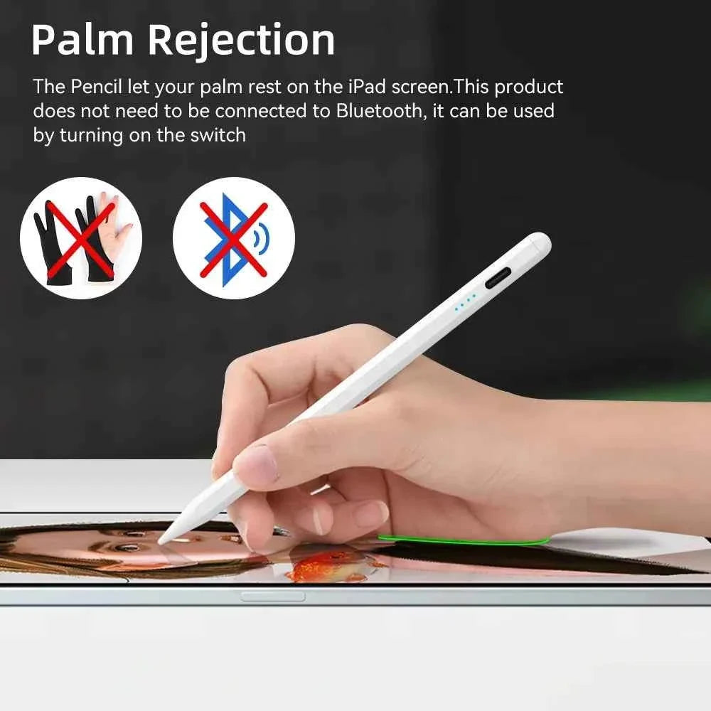 Pencil for Apple iPad with Palm Rejection Stylus Pen for iPad Air M2 Pro 12.9 10.2 10th 9th 8th 7th Gen - Maliame Store