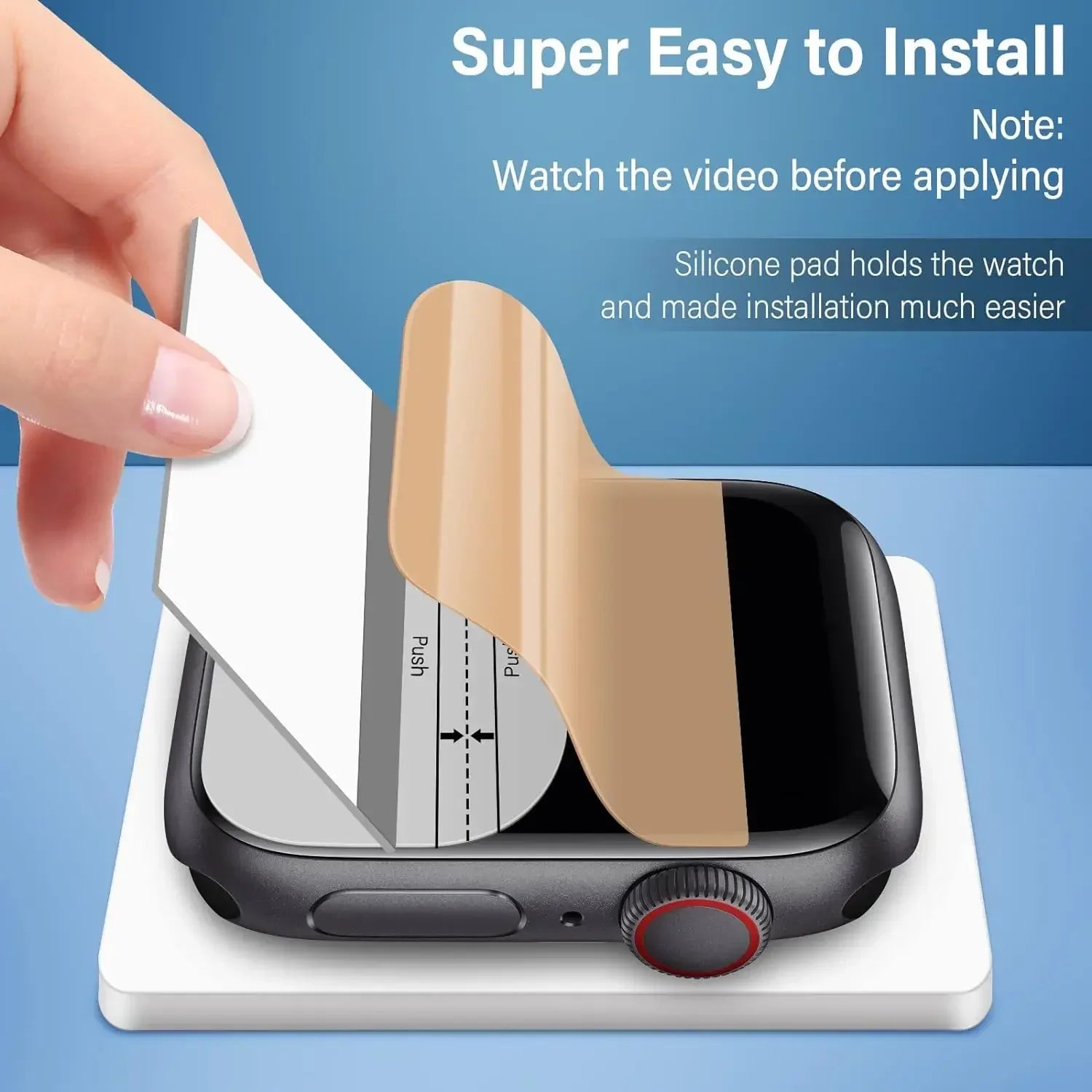 5PCS Protective Film for Apple Watch Screen Protector 49mm Accessories 40mm 44mm 45mm 41mm  Series 10 46mm 42mm 9 8 7 Se Ultra 2 - Maliame Store