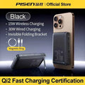 PISEN PD 30W Qi2 15W Wireless Magnetic Power Bank 10000mAh With Stand Fast Charging CCC Powerbank For MagSafe iPhone 17 16 15 14 - Maliame Store