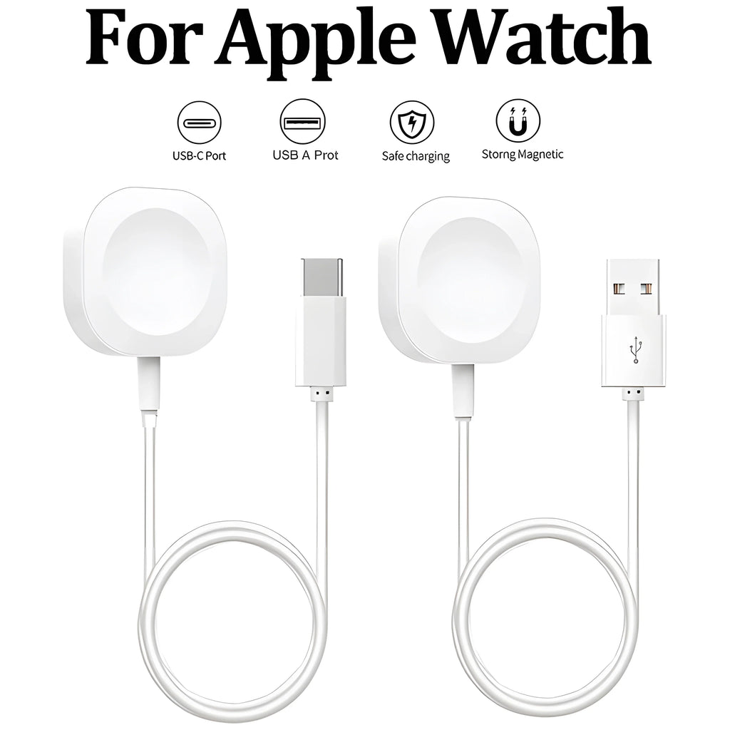 Magnetic Wireless USB A Apple Charger - Fast Charge iWatch 9 8 7 SE - Maliame Store
