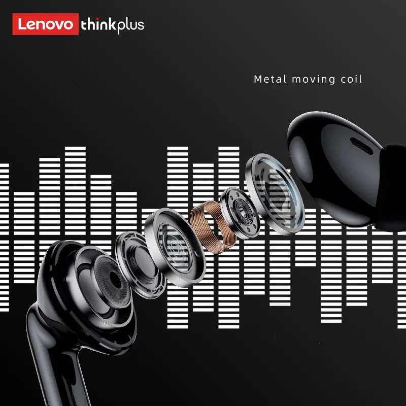 Écouteurs Sans Fil Lenovo XT88 – Bluetooth 5.3, Double Micro, Réduction de Bruit, HIFI Bass