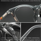 Lunettes de soleil polarisées vintage pour femmes