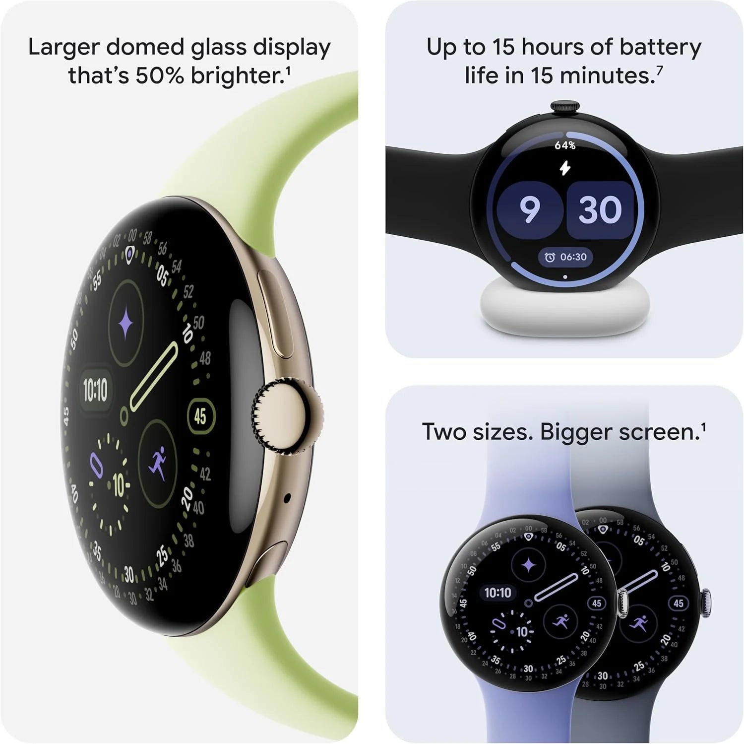 Nouvelle Google Pixel Watch 4 – WiFi/LTE | 41mm & 45mm | Qualcomm SW5 Gen 2 | Écran AMOLED | Montre Connectée