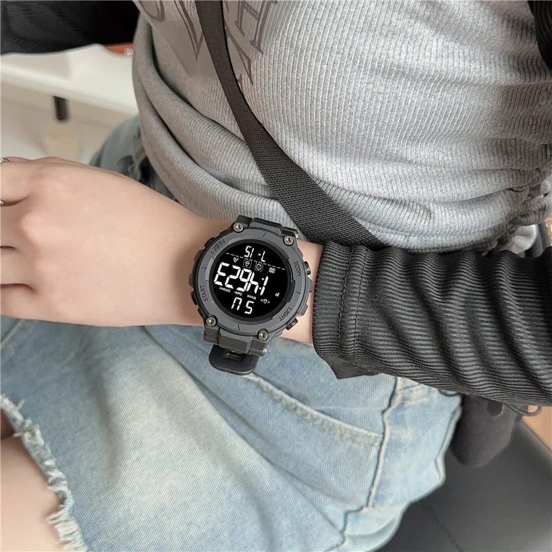 Men's Watches | Led+Timer+Stopwatch+Alarm Clock | Lightweight and Resistant to Falling | Men's and Women's Gym Outdoor Universal Fashion Electronic Watch - Maliame Store