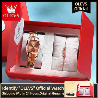 Montre OLEVS 7006 Or rose pour femme