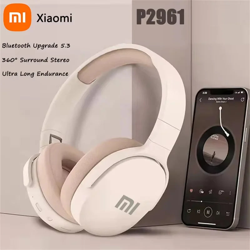 Xiaomi Original P2961 Wireless Headphones Bluetooth 5.3 Earphone For Samsung iPhone Stereo HIFI Headset Game Earbuds With Mic - Maliame Store