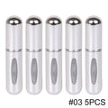 1/5/10PCS 5ml Portable Perfume Atomizer Mini Perfume Bottle Sample Spray Bottling Dispenser Cosmetics Travel Container - Maliame Store