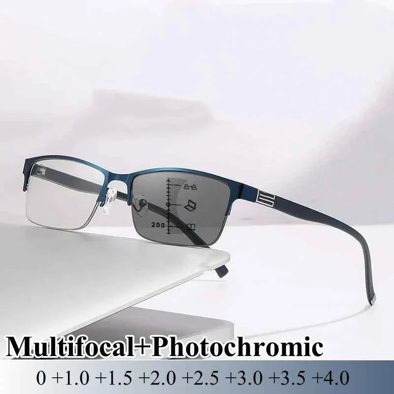 Photochromic Multifocal Glasses for Men
