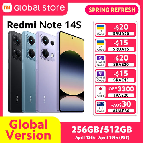 Global Version Xiaomi Redmi Note 14S-200MP - Maliame