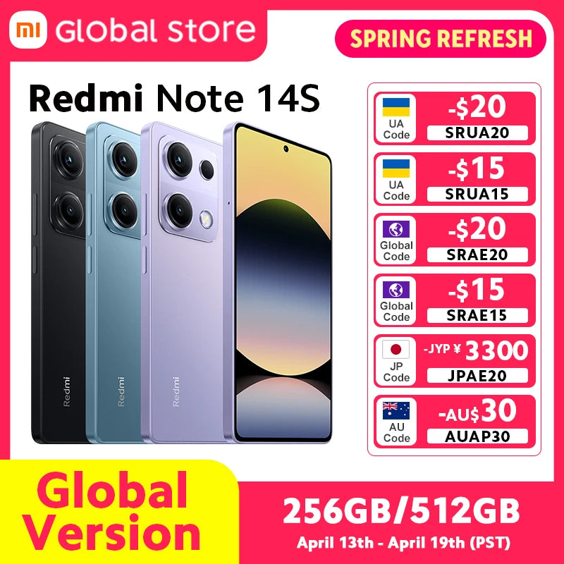 Xiaomi Redmi Note 14S 200MP