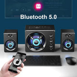 HIFI 3D Stereo Speakers Colorful