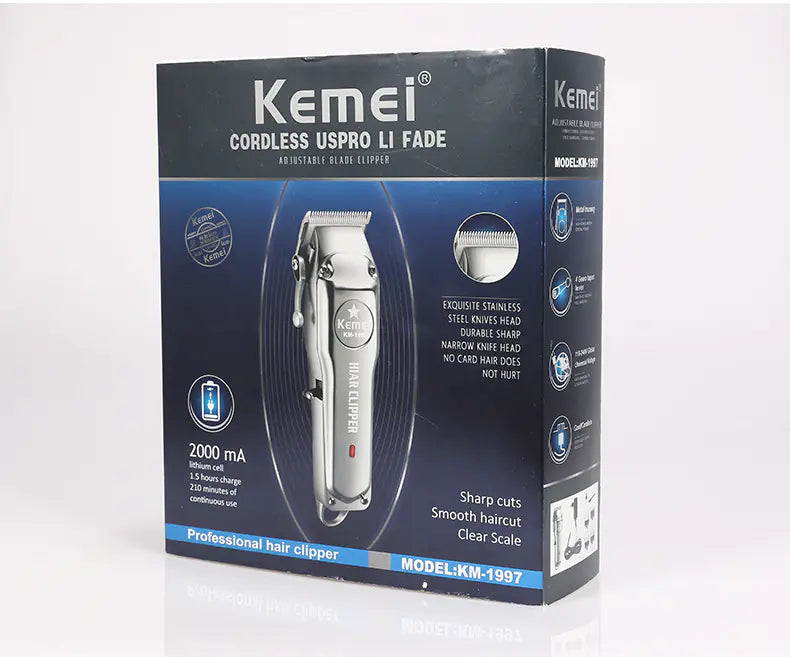 Kemei Rechargeable Electric Hair Clipper for Men