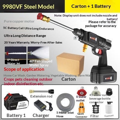 Wireless Car Washer High Pressure