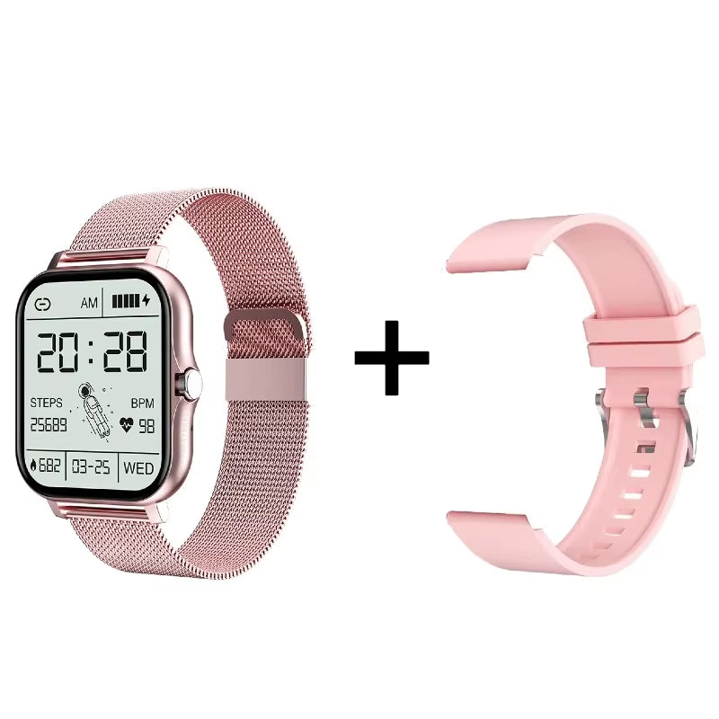 Smart Fitness Tracker Bracelet with Color Screen Health Reminders Exercise Step Counting Information Notifications