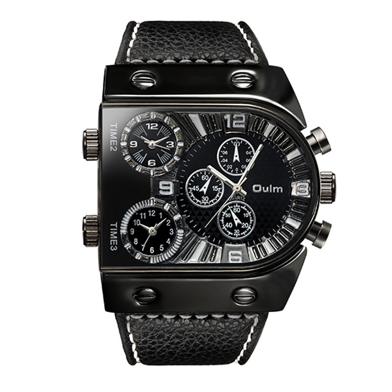 Men's Double Display Wristwatch - Stylish Quartz Timepiece - Maliame Store