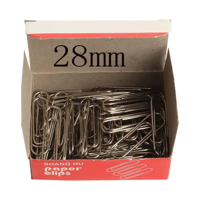 Paper Clip (28mm) Regular Silver (100/Pack) - Maliame Store