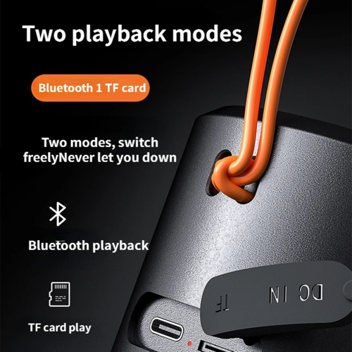 Waterproof  Portable Wireless Bluetooth Speaker with RGB Light - Maliame Store