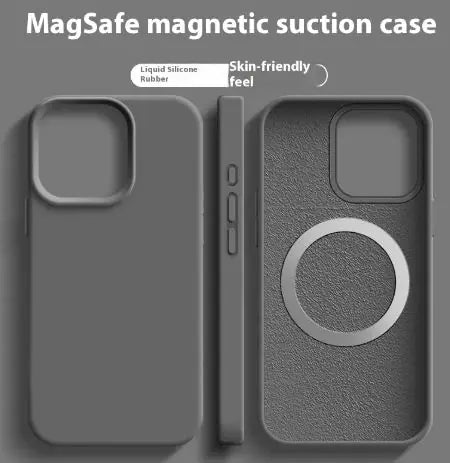 Magnetic Liquid Silicone  Magsafe Case For iPhone - Maliame Store