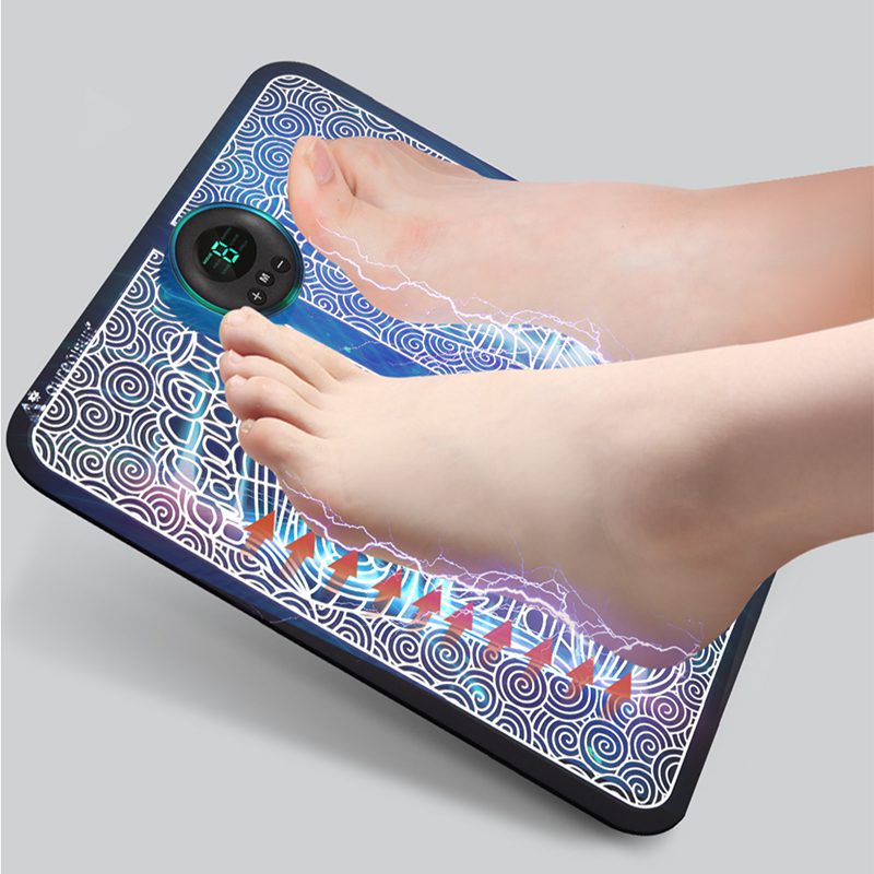 Masseur EMS pour Pieds & Jambes – Soulagement Fasciite Plantaire, Circulation & Gonflement
