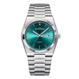 Ultra-thin Butterfly-clasp Steel-band Quartz Mens Watch