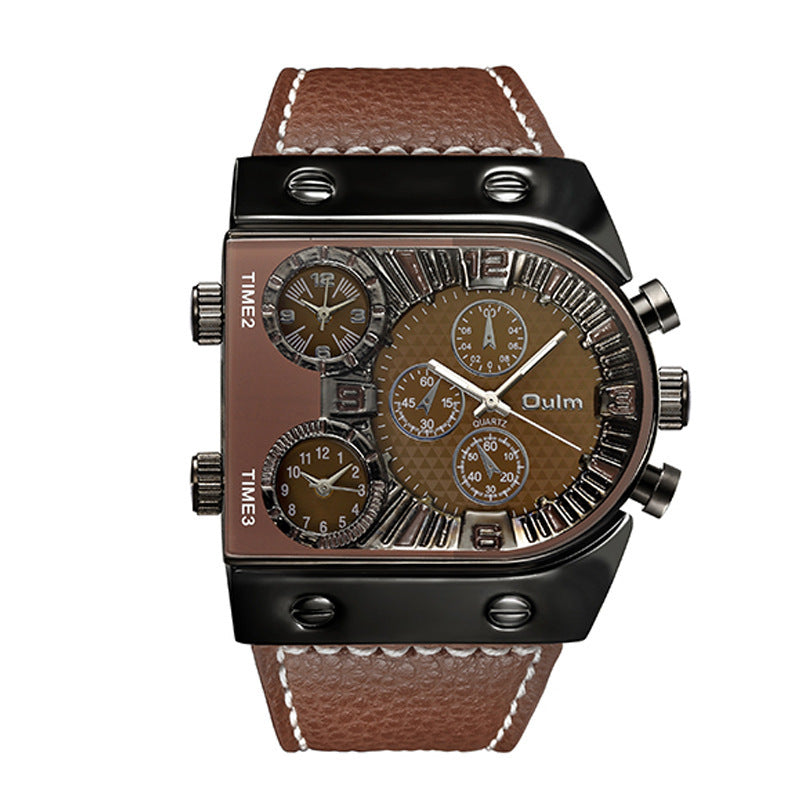 Men's Double Display Wristwatch - Stylish Quartz Timepiece - Maliame Store