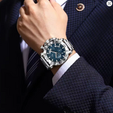 Montre de luxe lumineuse étanche pour homme