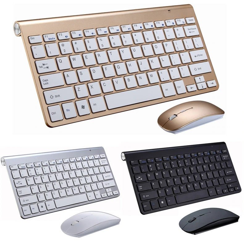 2.4 GHz Wireless Mini Keyboard And Optical Mouse Set - Maliame Store