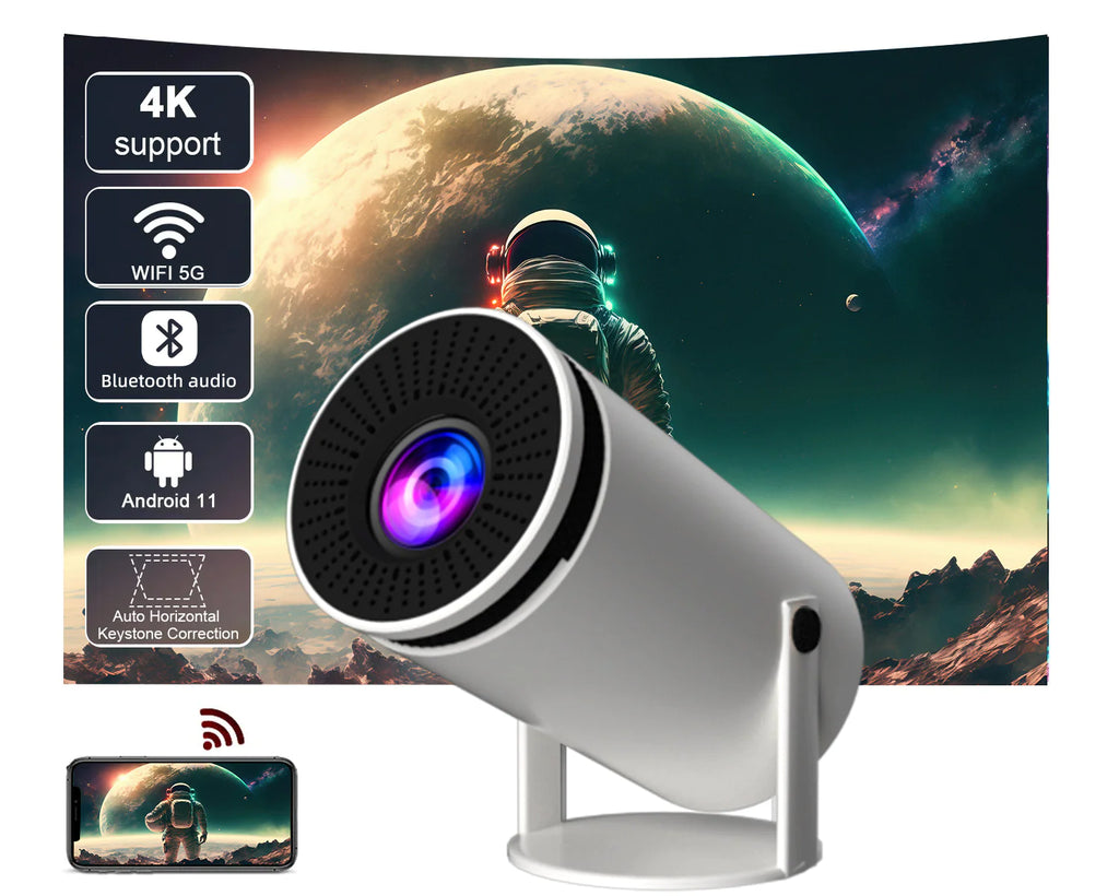 BarrelSmart HD Home Projector - Maliame Store