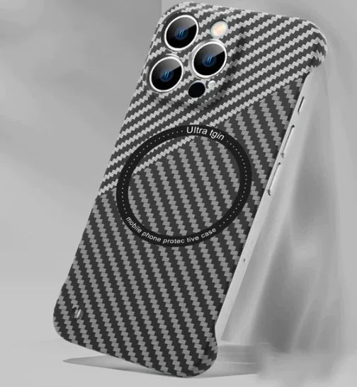 Carbon Fiber Magnetic Case for iPhone 14 Pro Max (One)