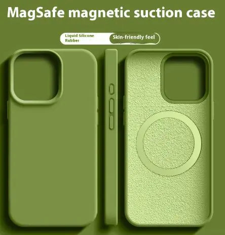 Magnetic Liquid Silicone  Magsafe Case For iPhone - Maliame Store